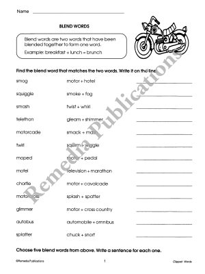 Skill Booster Series: Clipped Words Skill Booster Series: Clipped Words