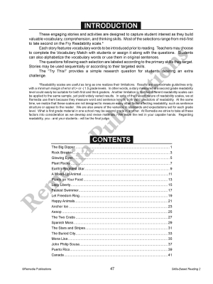 Skills-Based Reading (Reading Level 2) Skills-Based Reading (Reading Level 2)