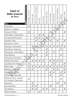 Skills-Based Reading (Reading Level 2-3)