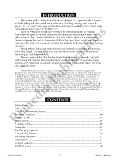 Skills-Based Reading (Reading Level 5-6) Skills-Based Reading (Reading Level 5-6)