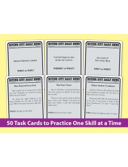 5 W's Task Cards (Reading Level 1-2) 5 W's Task Cards (Reading Level 1-2)
