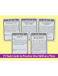 5 W's Task Cards (Reading Level 3-5) 5 W's Task Cards (Reading Level 3-5)