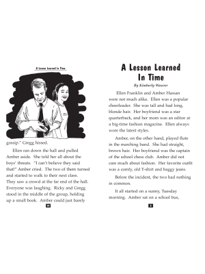 Teen Reader Storybook: A Lesson Learned in Time (Reading Level 3.0) Teen Reader Storybook: A Lesson Learned in Time (Reading Level 3.0)