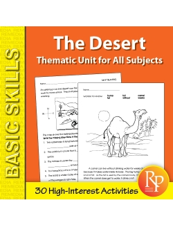 Desert: Thematic Skill-Builder Unit for All Subjects (eBook) Desert: Thematic Skill-Builder Unit for All Subjects (eBook)