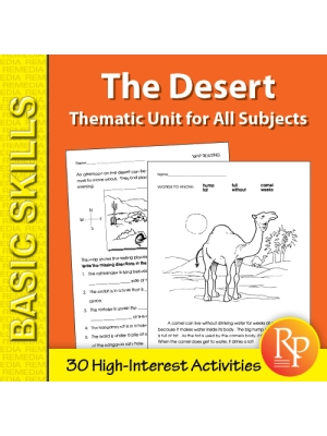 Desert: Thematic Skill-Builder Unit for All Subjects (eBook) Desert: Thematic Skill-Builder Unit for All Subjects (eBook)