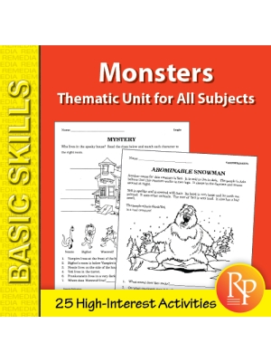 Monsters: Thematic Skill-Builder Unit for All Subjects (eBook) Monsters: Thematic Skill-Builder Unit for All Subjects (eBook)
