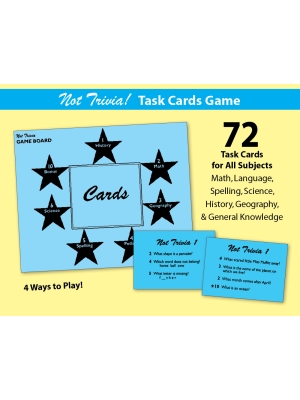 Not Trivia! Task Card Game for All Subjects (Grade 1) Not Trivia! Task Card Game for All Subjects (Grade 1)