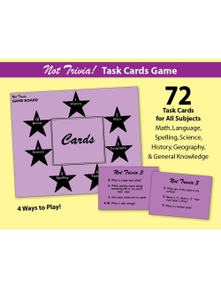 Not Trivia! Task Card Game for All Subjects (Grade 3) Not Trivia! Task Card Game for All Subjects (Grade 3)