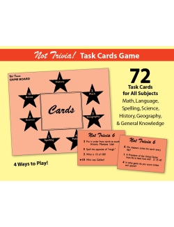Not Trivia! Task Card Game for All Subjects (Grade 6) Not Trivia! Task Card Game for All Subjects (Grade 6)