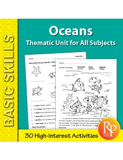Oceans: Thematic Skill-Builder Unit for All Subjects (eBook) Oceans: Thematic Skill-Builder Unit for All Subjects (eBook)