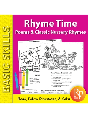Rhyme Time 1: Poems & Classic Nursery Rhymes Coloring Activities (eBook) Rhyme Time 1: Poems & Classic Nursery Rhymes Coloring Activities (eBook)