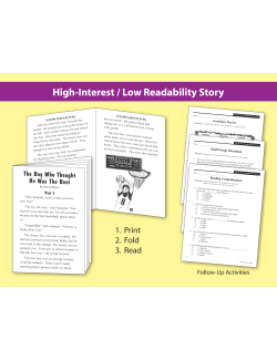 Teen Reader Storybook: The Boy Who Thought He Was the Best (Reading Level 3.4)