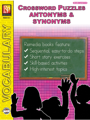 Antonyms & Synonyms: Crossword Puzzles (eBook)