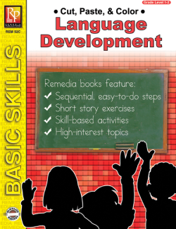 Cut, Paste, &amp; Color: Language Development (eBook)