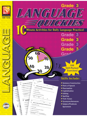 Language Quickies - Grade 3 (eBook) Language Quickies - Grade 3 (eBook)