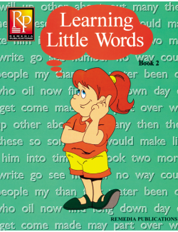 Learning Little Words - Book 2 (eBook)