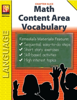 Math: Content Area Vocabulary (Chapter Slice) Math: Content Area Vocabulary (Chapter Slice)