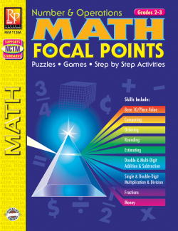 Math Focal Points: Number & Operations - Grade 2-3 (eBook) Math Focal Points: Number & Operations - Grade 2-3 (eBook)