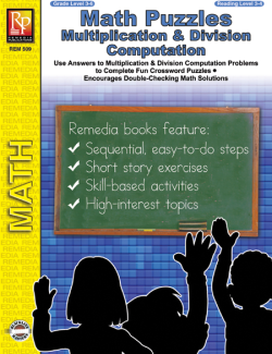 Math Puzzles: Multiplication &amp; Division Computation (eBook)