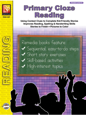 Primary Cloze Reading - Grade 2 (eBook) Primary Cloze Reading - Grade 2 (eBook)