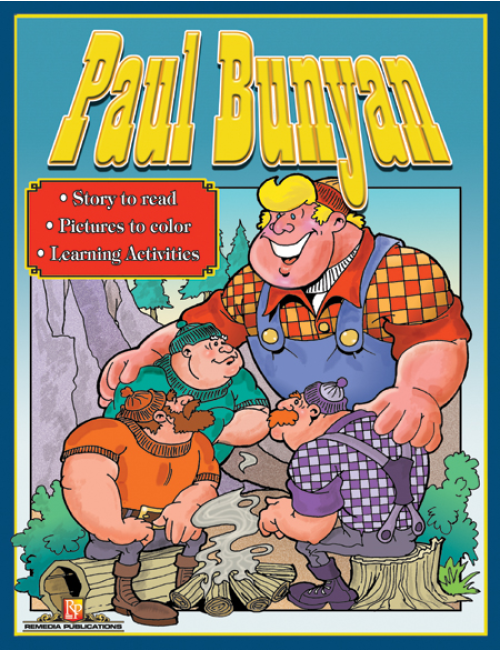 Paul Bunyan: Read & Color (eBook)