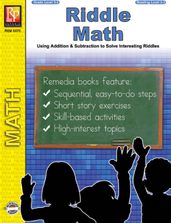 Riddle Math: Fun, Self-Checking Addition & Subtraction Practice (eBook) Riddle Math: Fun, Self-Checking Addition & Subtraction Practice (eBook)