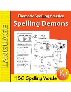 Thematic Spelling Practice: Spelling Demons (eBook) Thematic Spelling Practice: Spelling Demons (eBook)