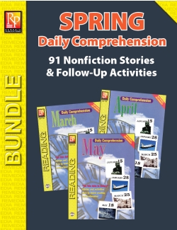 Daily Comprehension: Spring (PDF eBook Bundle) Daily Comprehension: Spring (PDF eBook Bundle)