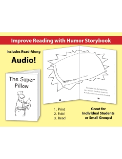 Super Pillow: Improve Reading with Humor Storybook & Read-Along Audio Super Pillow: Improve Reading with Humor Storybook & Read-Along Audio