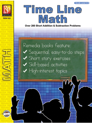 Time Line Math Word Problems & History (eBook)