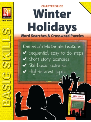 Winter Holiday Crossword Puzzles & Word Searches (Chapter Slice)