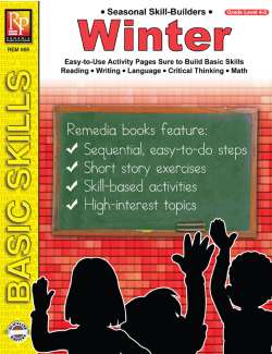 Winter Activities for All Subjects (eBook) Winter Activities for All Subjects (eBook)