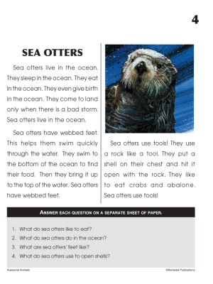 Easy Reading Awesome Animals Easy Reading Awesome Animals