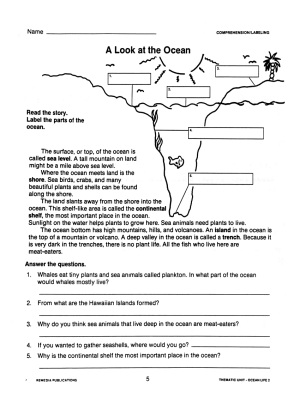 Ocean Life 2: Thematic Unit for All Subjects (eBook) Ocean Life 2: Thematic Unit for All Subjects (eBook)