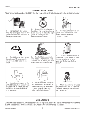 Washington, Lincoln, & Martin Luther King Unit for All Subjects - Grades 4-5 (eBook) Washington, Lincoln, & Martin Luther King Unit for All Subjects - Grades 4-5 (eBook)