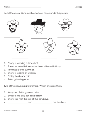 Cowboys: Thematic Skill-Builder Unit for All Subjects (eBook) Cowboys: Thematic Skill-Builder Unit for All Subjects (eBook)
