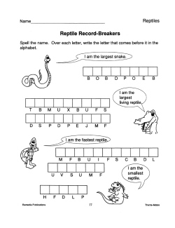 Reptiles: Skill-Based Activities for Grades 3-4 (eBook) Reptiles: Skill-Based Activities for Grades 3-4 (eBook)