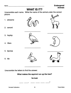 Endangered Animals: Skill-Based Activities for Grades 3-4 (eBook) Endangered Animals: Skill-Based Activities for Grades 3-4 (eBook)