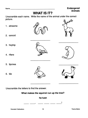 Endangered Animals: Skill-Based Activities for Grades 3-4 (eBook) Endangered Animals: Skill-Based Activities for Grades 3-4 (eBook)