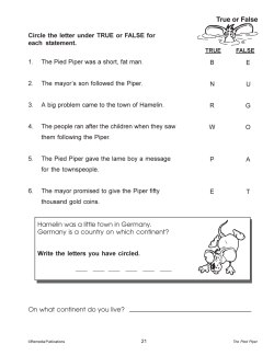 The Pied Piper: Read & Color (eBook) The Pied Piper: Read & Color (eBook)