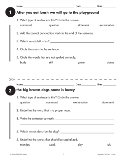 Language Quickies - Grade 3 (eBook) Language Quickies - Grade 3 (eBook)