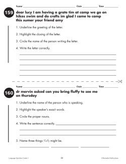Language Quickies - Grade 3 (eBook) Language Quickies - Grade 3 (eBook)