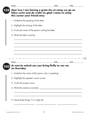 Language Quickies - Grade 3 (eBook) Language Quickies - Grade 3 (eBook)