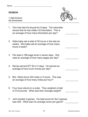 Math Word Problems (eBook) Math Word Problems (eBook)