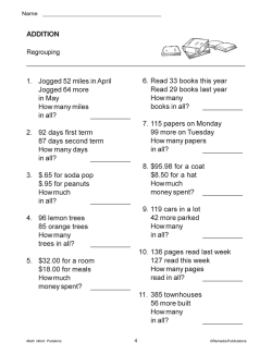 Math Word Problems (eBook) Math Word Problems (eBook)