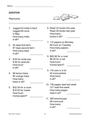 Math Word Problems (eBook) Math Word Problems (eBook)