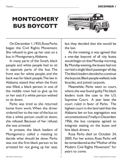 December 1-4: Daily Comprehension (Chapter Slice)