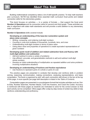 Math Focal Points: Number & Operations - Grade 2-3 (eBook) Math Focal Points: Number & Operations - Grade 2-3 (eBook)