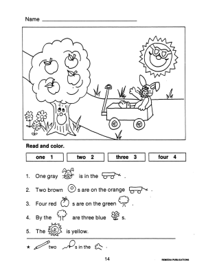 Color & Number Sight Word Activities (eBook) Color & Number Sight Word Activities (eBook)
