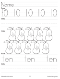 Number Recognition (eBook)